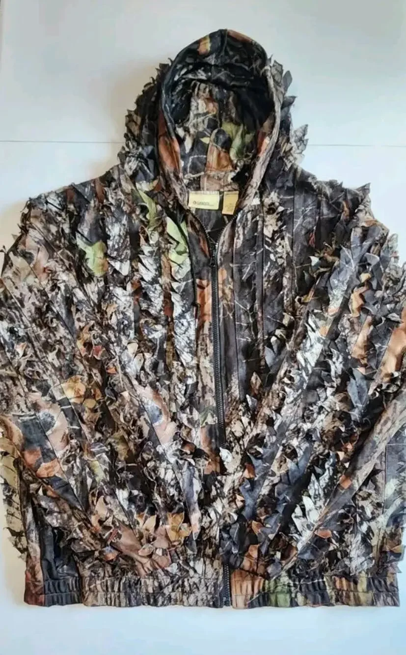 Gander Mountain Camouflage Ghillie Suit Camo Hunting Jacket 2XL
